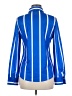Unbranded Stripes Blue Long Sleeve Blouse Size M - photo 2