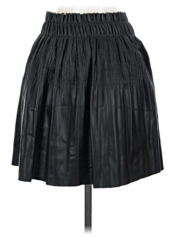 7 For All Mankind Faux Leather Skirt (view 2)