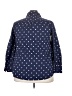 Roaman's Polka Dots Blue 3/4 Sleeve Button-Down Shirt Size 22 - photo 2