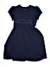 Bonnie Jean 100% Polyester Solid Blue Dress Size 16 - photo 2