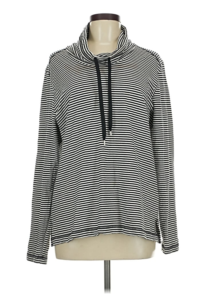 Pre-owned Karen Scott Sport Sweatshirt In Silver