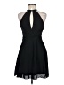 Express 100% Polyester Solid Black Cocktail Dress Size 6 - photo 2