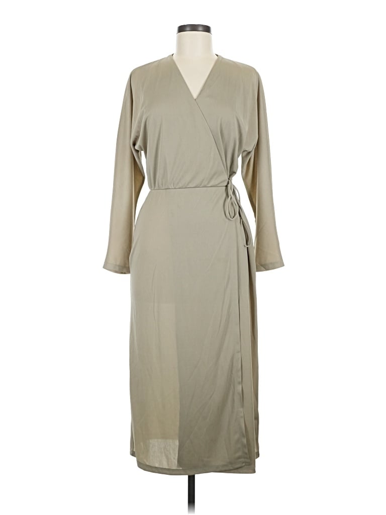 Pre-owned H&m Casual Dress In Tan