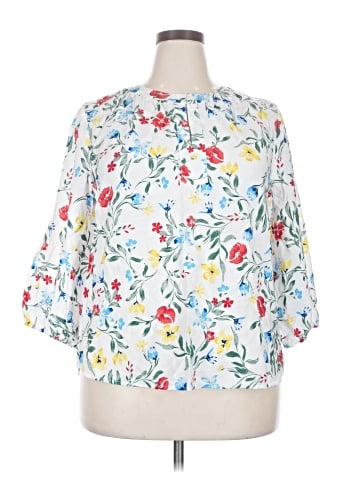 St. John's Bay 3/4 Sleeve Blouse (view 1)
