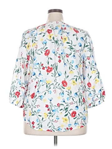 St. John's Bay 3/4 Sleeve Blouse (view 2)