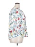 St. John's Bay Floral White 3/4 Sleeve Blouse Size XXL - photo 4