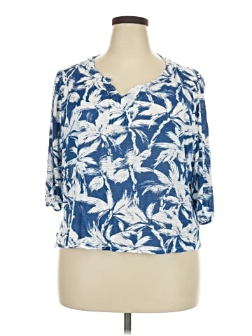 Palm Grove Short Sleeve Blouse (view 1)