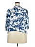 Palm Grove 100% Rayon Blue Short Sleeve Blouse Size 2X - photo 2