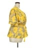Cato Yellow Short Sleeve Blouse Size 18 - 20 - photo 4