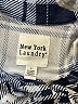 New York Laundry Plaid Blue Long Sleeve Blouse Size S - photo 7