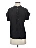 Point Sur Black Short Sleeve Blouse Size XXS - photo 1