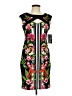 Sangria Tropical Black Cocktail Dress Size 10 (petite) - photo 1