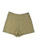 Lila Ryan Solid Green Shorts Size 0 - photo 1