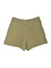 Lila Ryan Solid Green Shorts Size 0 - photo 2