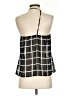 Papaya 100% Polyester Black Sleeveless Blouse Size S - photo 2