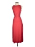 Three Dots Solid Red Casual Dress Size S - photo 1