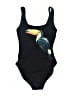 Onia Graphic Black One Piece Swimsuit Size L (estimated) - photo 1