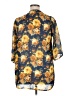Celeste Blue Yellow Kimono Size XL (estimated) - photo 2