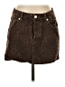 Zara Animal Print Brown Denim Skirt Size S - photo 1