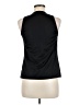 Burberry 100% Cotton Black Sleeveless Blouse Size M - photo 2