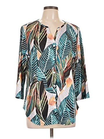 Ofeefan 3/4 Sleeve Blouse (view 1)