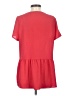 Pleione 100% Polyester Red Short Sleeve Blouse Size S - photo 2