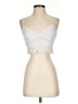 LA Hearts 100% Polyester Silver Sleeveless Top Size S - photo 1
