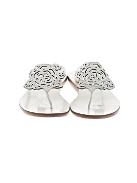 Valentino Garavani Leather Rose Petal Sandals (view 2)
