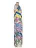 Boston Proper 100% Polyester Print Blue Casual Dress Size M - photo 4
