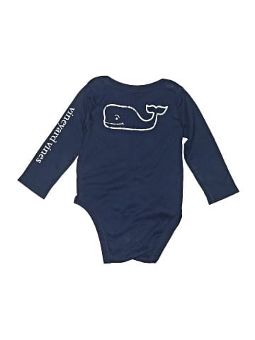 Vineyard Vines Long Sleeve Onesie (view 2)