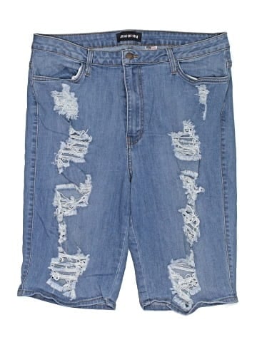 Vibrant M.I.U Denim Shorts (view 1)