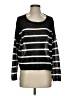 Eileen Fisher Stripes Black Pullover Sweater Size S - photo 1