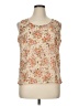 Notations 100% Polyester Tan Sleeveless Blouse Size XL - photo 1
