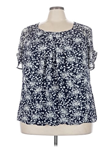 Roz & Ali Short Sleeve Blouse (view 1)