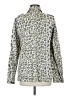 Velvet 100% Cotton Animal Print Silver Jacket Size M - photo 2