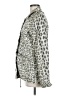 Velvet 100% Cotton Animal Print Silver Jacket Size M - photo 5