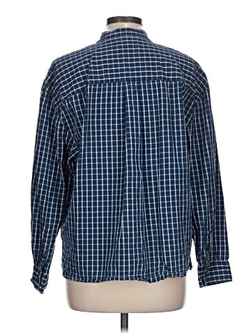 Madewell Denim Tie-Neck Westlake Shirt in Plaid (view 2)