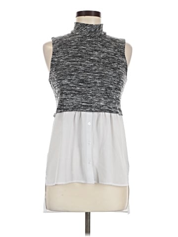 Aqua Sleeveless Blouse (view 1)