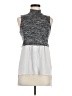 Aqua Gray Sleeveless Blouse Size M - photo 1