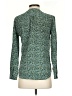 Steven Alan 100% Silk Polka Dots Green Teal Long Sleeve Silk Top Size S - photo 2