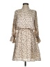 Caramela 100% Polyester Tan Casual Dress Size S - photo 1