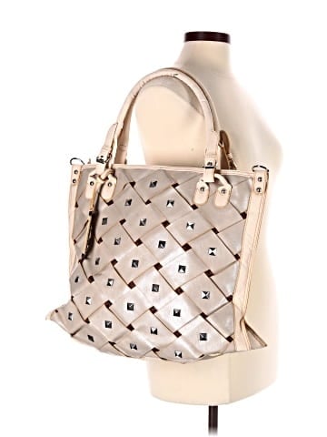 Chocolate Leather Tote (view 2)