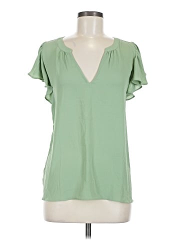 Ann Taylor LOFT Short Sleeve Blouse (view 1)