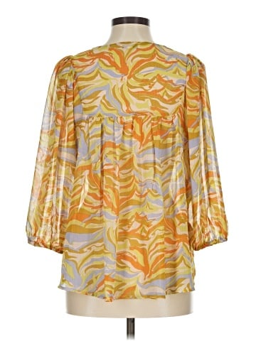 Matty M 3/4 Sleeve Blouse (view 2)