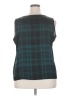 JM Studio 100% Polyester Teal Sleeveless Blouse Size 2X - photo 2