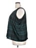 JM Studio 100% Polyester Teal Sleeveless Blouse Size 2X - photo 5