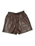 ASOS Design 100% Polyurethane Metallic Brown Shorts Size 2 (tall) - photo 1