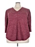 Weekend Suzanne Betro Burgundy Pullover Sweater Size 4X - photo 1