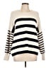 Madewell 100% Cotton Stripes Ivory Pullover Sweater Size L - photo 1