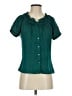 The Limited Teal Short Sleeve Blouse Size XS - photo 1